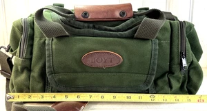Vintage BOYT Canvas Duffle Bag Green - Picture 1 of 14
