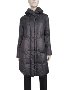 NWT STEVE by SEARLE sz M Black Quilted Down Puffer Coat - Picture 1 of 5