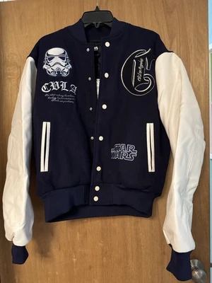 CVLA x Star Wars Stormtrooper Letterman Varsity Style Jacket. Size Medium NWT - Image 1 of 4