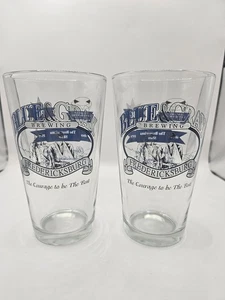 Blue & Gray Brewing Pint Glasses Fredericksburg VA 2010 Show - Picture 1 of 2