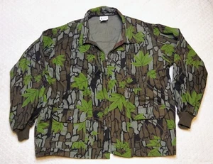 Vintage USA Leaf TREBARK Camouflage Jagd BIG DUTCH Baumwolle PELLA Jacke XL - Bild 1 von 9