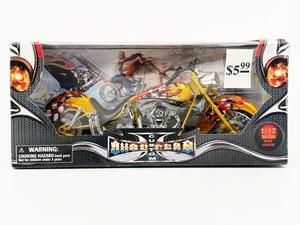 Prime Zone Custom Choppers 1:12 Die Cast Motorcycle Toy Atico - Picture 1 of 5
