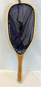 Vintage 21" Wooden Fly Fishing Trout Landing Net 21"x8" - Picture 1 of 14