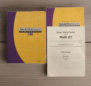 SAXON MATH 8/7 Homeschook Kit: Text, Tests & Solutions (Classical Conversations) - Picture 1 of 23