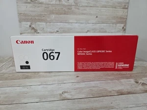 Genuine OEM Canon 067 Black Toner Cartridge Laser MF650C LBP630C Factory Sealed - Zdjęcie 1 z 5