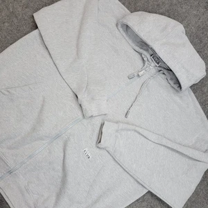 Pro Club Hoodie Mens 3XL Gray Heavy Weight Oversized Zip Up Cholo Y2K Streetwear - Picture 1 of 8