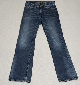 Pantalones de mezclilla American Eagle vintage para hombre talla 29 x 32 azules rectos tiro bajo EC - Imagen 1 de 13