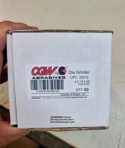 (50) CGW 35512 4" x 1/8" x 3/8" T1 verstärkte Trennscheiben - Bild 1 von 3
