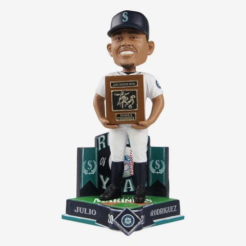 Julio Rodriguez Seattle Mariners AL Rookie of the Year FOCO Bobblehead #88 Cover