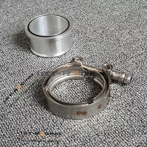 2.5" Turbo Compressor V-Band Clamp+Flange For Borg Warner S372 S369 S362 SX-E - Bild 1 von 4