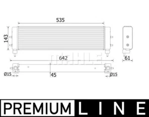 Mahle Premium Line Oil cooler OEM Quality [CLC94000P] US - Picture 1 of 3