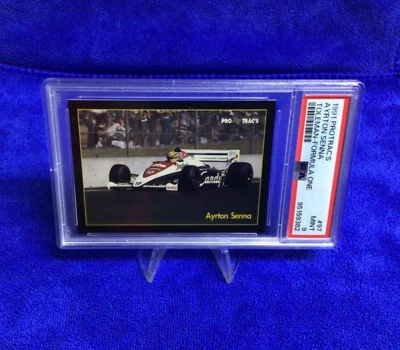 1991 PRO TRAC'S FORMULA ONE # 97 AYRTON SENNA - TOLEMAN  - PSA 9 - Image 1 of 4
