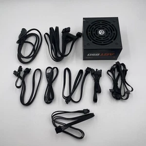 Alimentation gaming entièrement modulaire certifiée or ARESGAME AGT Series 850W 80+ - Photo 1/6