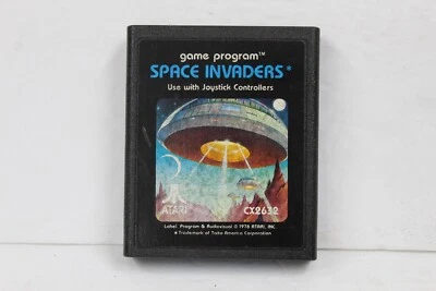 Space Invaders (Atari 2600, 1977) Text Label Version - Image 1 of 2