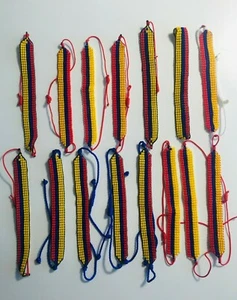 Colori bandiera colombiana / bracciale regolabile / pulseras colombianas - Foto 1 di 3