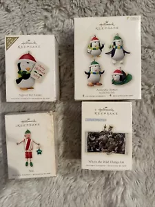 Hallmark Keepsake Son, Sign Of Times 09,Antarctic Antics, WhereTheWildThings Are - Picture 1 of 3