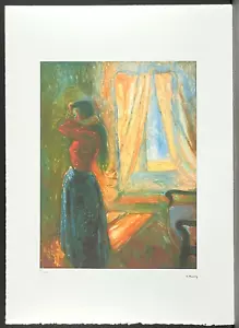 EDVARD MUNCH * Woman by the Toilet * 50 x 70 cm * signed lithograph * limited - Bild 1 von 8