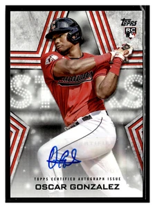 Autógrafos Oscar Gonzalez RC - 2023 Topps estrellas de béisbol #BSAOG - Imagen 1 de 2