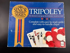 VINTAGE Tripoley Senior Series Cadaco 1989 With Game Board Complete - Picture 1 of 11