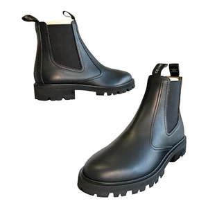 Botas Chelsea CELINE Cuero de becerro negro 41 UK 8 Botas Celine Margaret NUEVAS - Imagen 1 de 24
