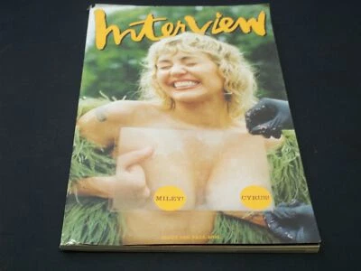 2021 FALL INTERVIEW MAGAZINE - MILEY CYRUS FRONT COVER - H 7565 Foto 1 de 2