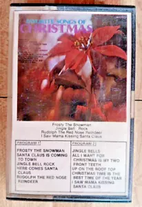 Favorite Songs Of Christmas Cassette - Picture 1 of 6