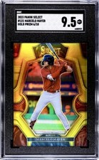2023 Select Marcelo Mayer #121 Gold Prizm 06/10 Red Sox SGC 9.5