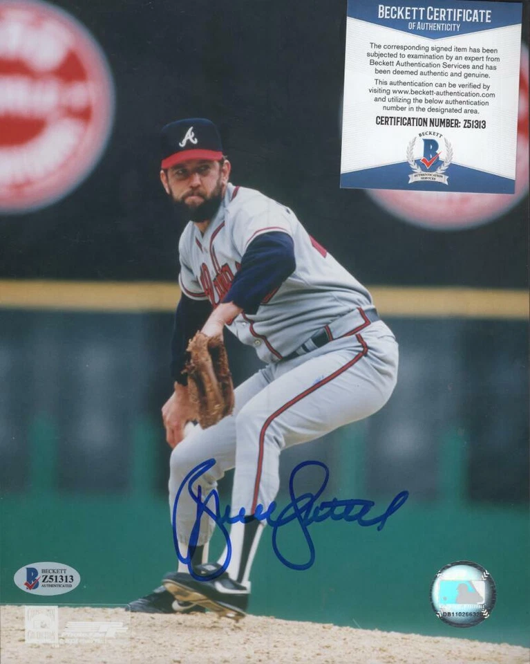 BRUCE SUTTER ATLANTA BRAVES  SIGNED AUTOGRAPHED 8X10 PHOTO BAS Z51313 - Image 1 of 1
