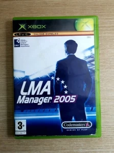 LMA Manager 2005 COMPLETE Original Microsoft XBOX Game FREE P&P - Picture 1 of 1