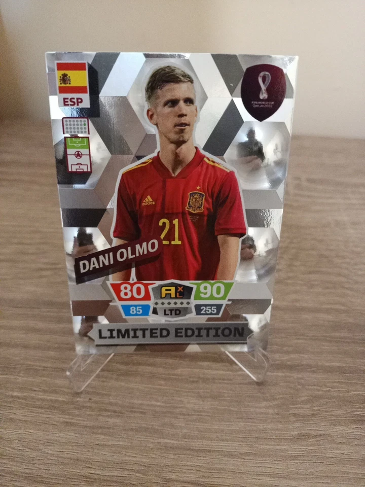 Dani Olmo Spain Panini Limited Edition card FIFA Qatar 2022 Adrenalyn XL - Imagen 1 de 1