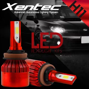 XENTEC H11 H9 H8 388W 38800LM LED Headlight Kit Low Beam Bulbs 6000K Power - Picture 1 of 12