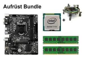 Bundle MSI H310M Pro-VDH Plus + Intel Core i3 i5 i7 CPU + 8GB - 32GB RAM wählbar - Bild 1 von 1