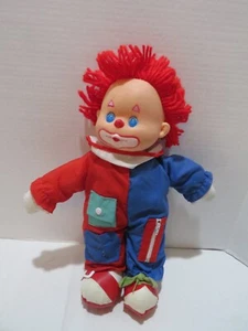VINTAGE 1983 INSEGNAMI A VESTIRE CLOWN/BAMBOLA SALUTI AMERICANI GIOCATTOLO 14" - Foto 1 di 5