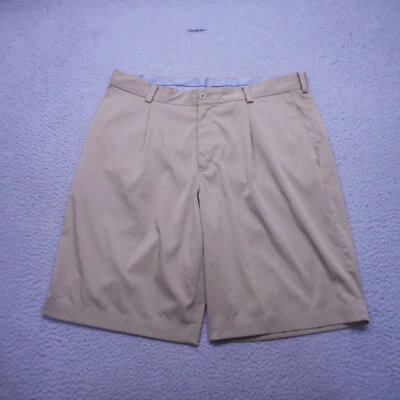 Шорты мужские Nike 34 хаки желтовато-коричневые коричневые эластичные Dri Fit плиссированные Golf Tour Performance - Изображение 1 из 4