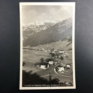 Tyrol, Austria RPPC Postcard Neustift Im Stubaital 993m North 1930 Antique Vtg  - Picture 1 of 9