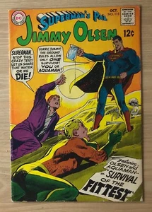 Superman's Pal Jimmy Olsen #115 DC Comics Edad de Plata Aquaman aplicación Neal Adams en muy buen estado - Imagen 1 de 4