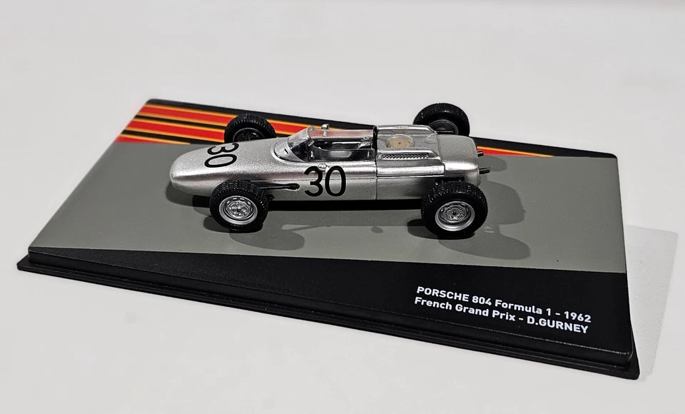 PORSCHE 804 F.1 - 1962 - FRENCH GRAND PRIX - PILOTA D. GURNEY - Immagine 1 di 4