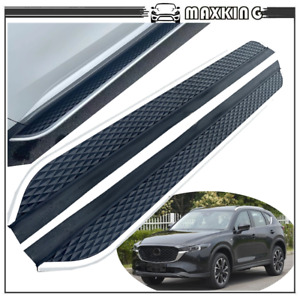 2PCS Side Steps Running Boards Fits For MAZDA CX-5 2017-2023 Nerf Bars Pedals