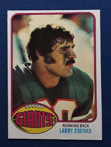 1976 Topps Football #437 Larry Csonka - Miami Dolphins - Picture 1 of 2