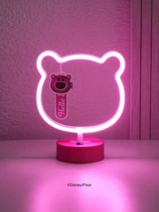 Disney Pixar Toy Story Lotso Character Neon LED Light - Battery Operated - Picture 1 of 7