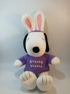 Hallmark Peanuts Snoopy Easter Beagle W/ Bunny Ears 14" Plush  - Picture 1 of 2