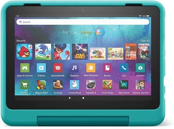 Amazon Fire HD Pro 32GB, Wi-Fi | 8 inch Kids Tablet - Hello Teal