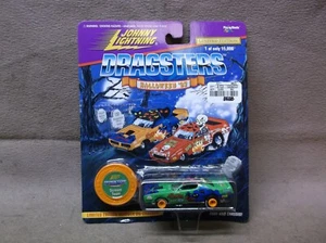 JL JOHNNY LIGHTNING 1997 DRAGSTERS GREEN SCREAM TEAM 1971 DODGE CHARGER NHRA - Picture 1 of 3