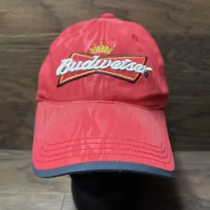 Budweiser Flame Dale Earnhardt Jr Number 8 Nascar Hat Cap rare Retro limited - Picture 1 of 14
