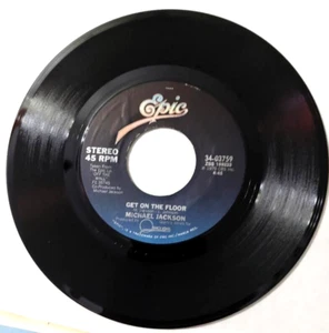 MICHAEL JACKSON - GET ON THE FLOOR 45" Record 1979 previously owned - B45-009 - Imagen 1 de 2