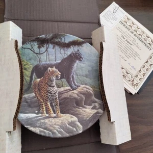 Lee Cable "The Jaguar" Knowles China Great Cats of Americas Sammelteller - Bild 1 von 8