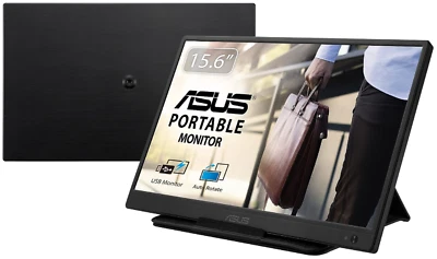 ASUS ZenScreen MB165B 15.6-inch LED Backlit USB-C 3.0 POWERD LCD MONITOR - Image 1 of 4