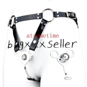 Stainless Steel Male Chastity Device Inverted Cage Men Sissy Locking Belt CC631 - Picture 1 of 8