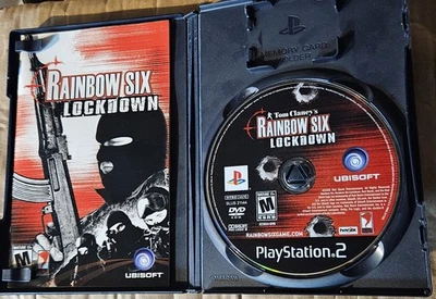 Tom Clancy's Rainbow Six Lockdown - PlayStation 2 - Mint + Manual  - Image 1 of 4