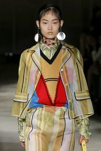 PRADA S/S 2016 RUNWAY White Cotton Organdy Black Trim Slip Bottom Shorts IT2 NWT - Picture 1 of 12